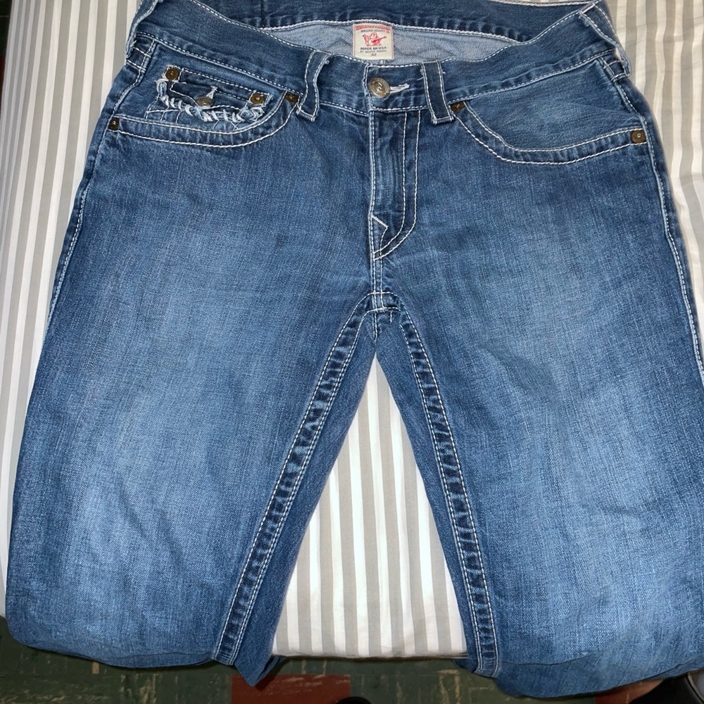 True religion jeans bootcut waist: 32” inseam: 30”
